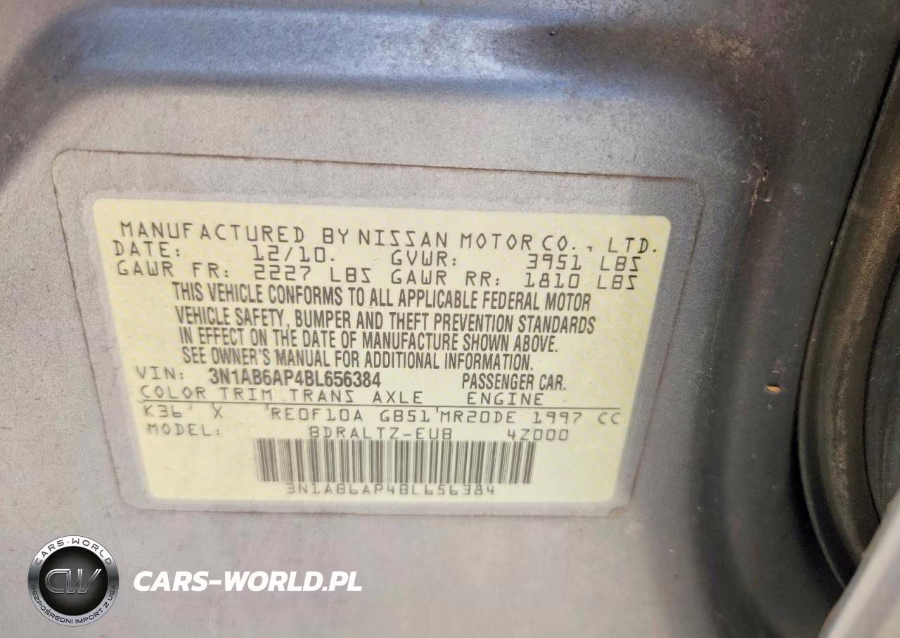 2011 Nissan Sentra 2.0 VIN:3N1AB6AP4BL656384 - 13