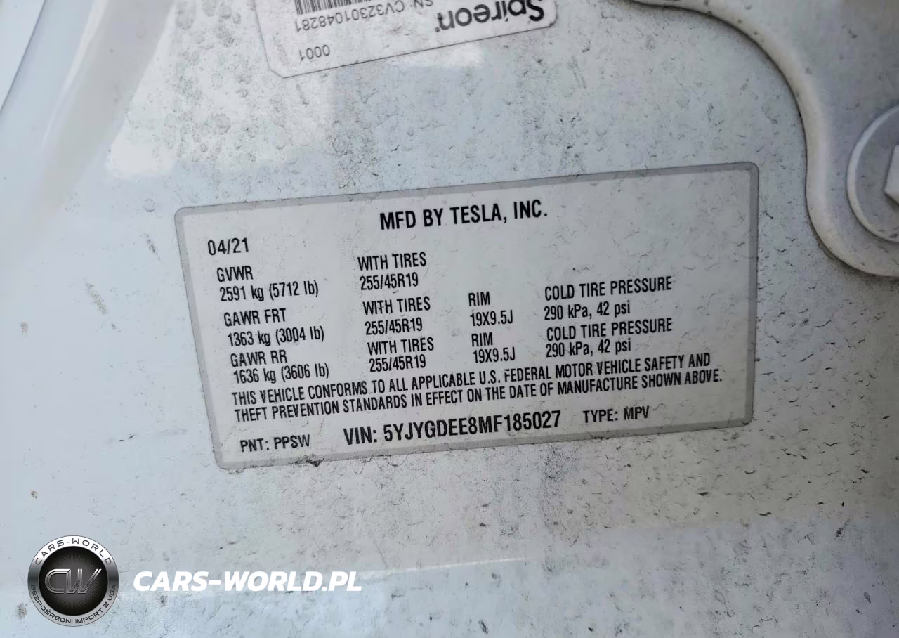 2021 Tesla Model Y VIN:5YJYGDEE8MF185027 - 12