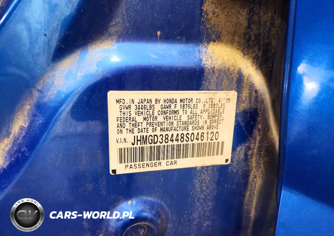 2008 Honda Fit VIN:JHMGD38448S046120 - 13