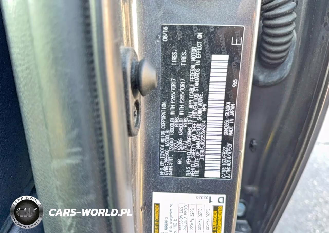 2016 Toyota 4Runner Sr5 VIN:JTEBU5JR2G5369314 - 10