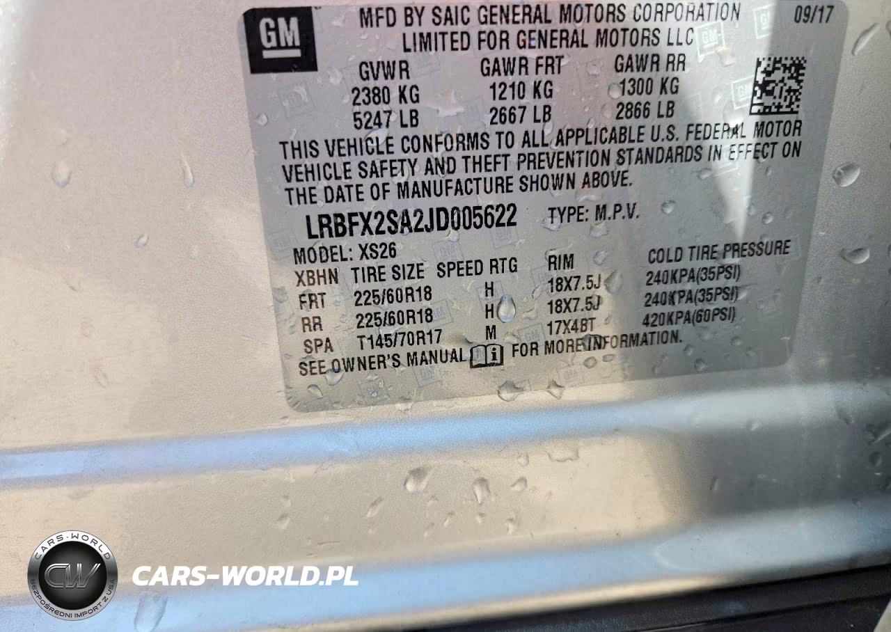 2018 Buick Envision Essence VIN:LRBFX2SA2JD005622 - 14