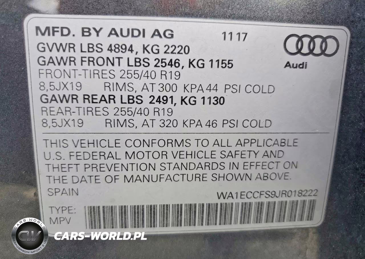 2018 Audi Q3 Premium VIN:WA1ECCFS9JR018222 - 13