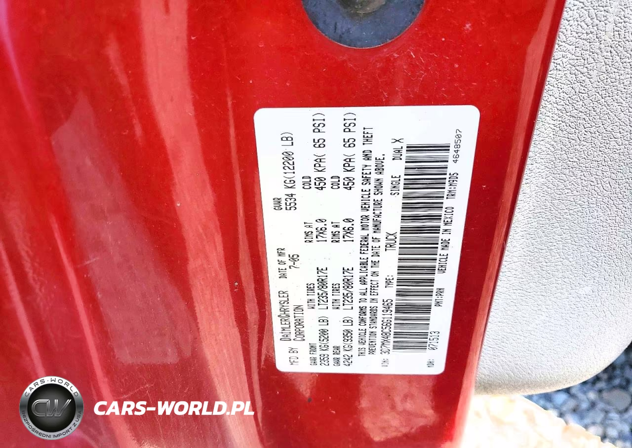 2006 Dodge Ram 3500 St VIN:3D7MX48C56G119465 - 12