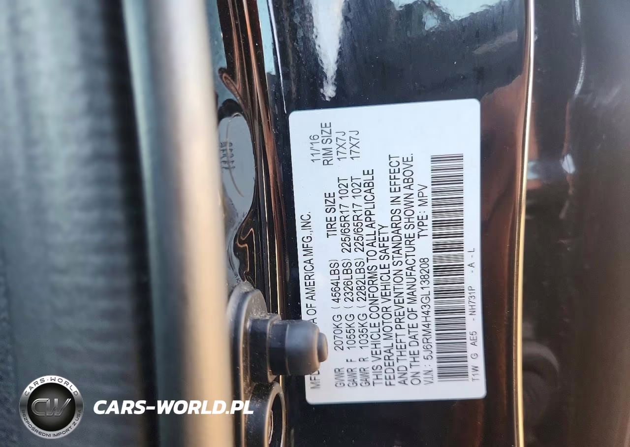 2016 Honda Cr-V Se VIN:5J6RM4H43GL138208 - 13