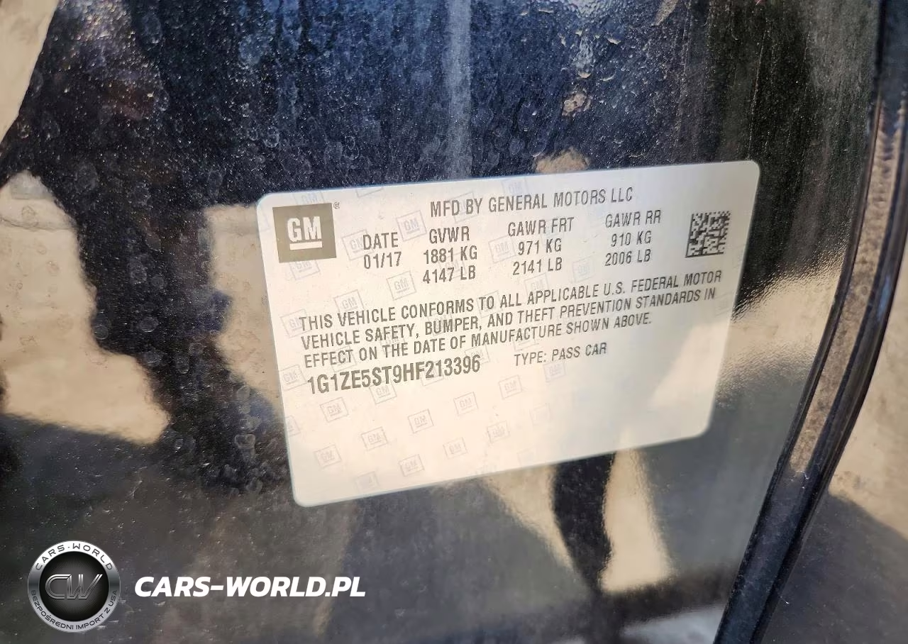 2017 Chevrolet Malibu Lt VIN:1G1ZE5ST9HF213396 - 13