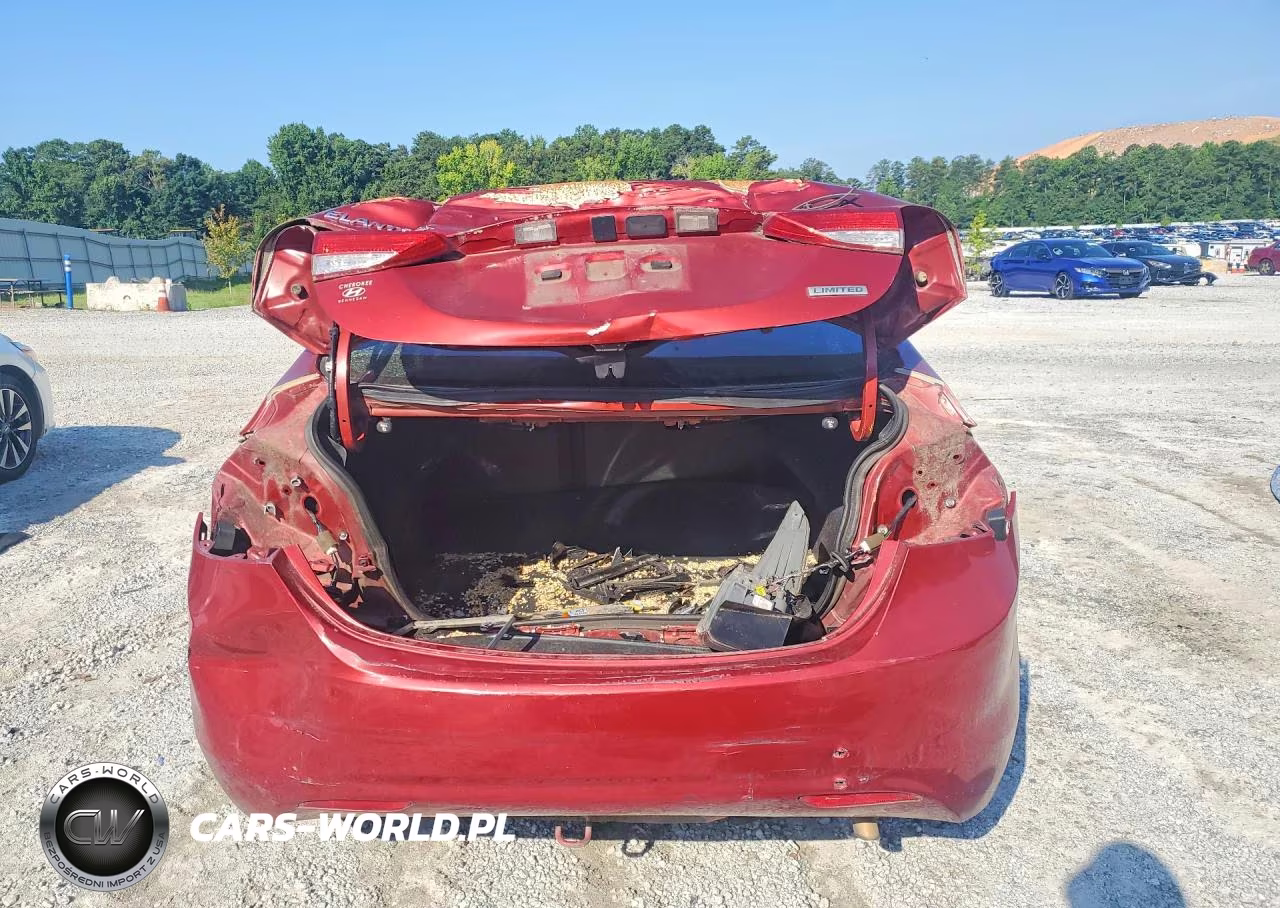 2012 Hyundai Elantra Limited VIN:KMHDH4AE1CU271217 - 6