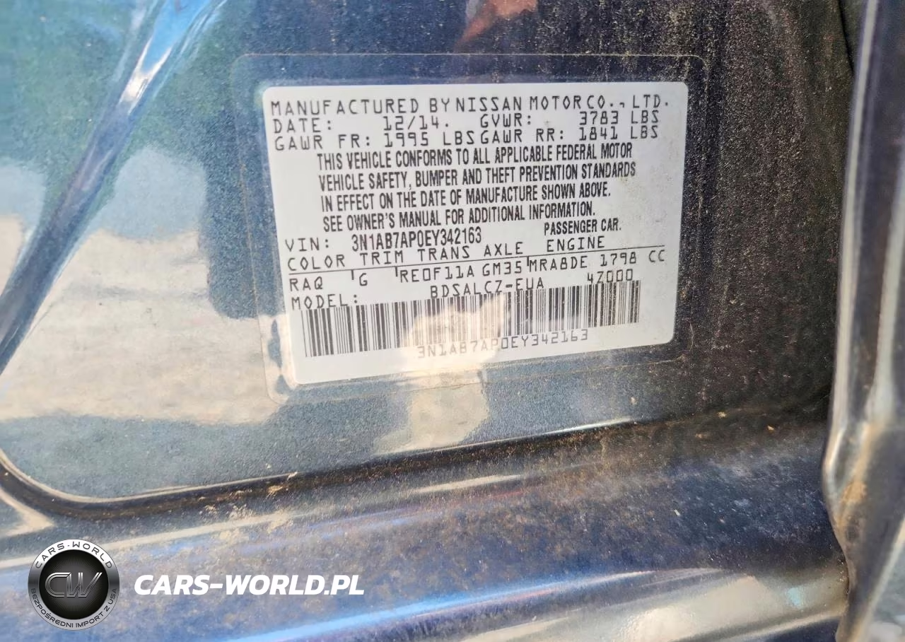2014 Nissan Sentra S VIN:3N1AB7AP0EY342163 - 12