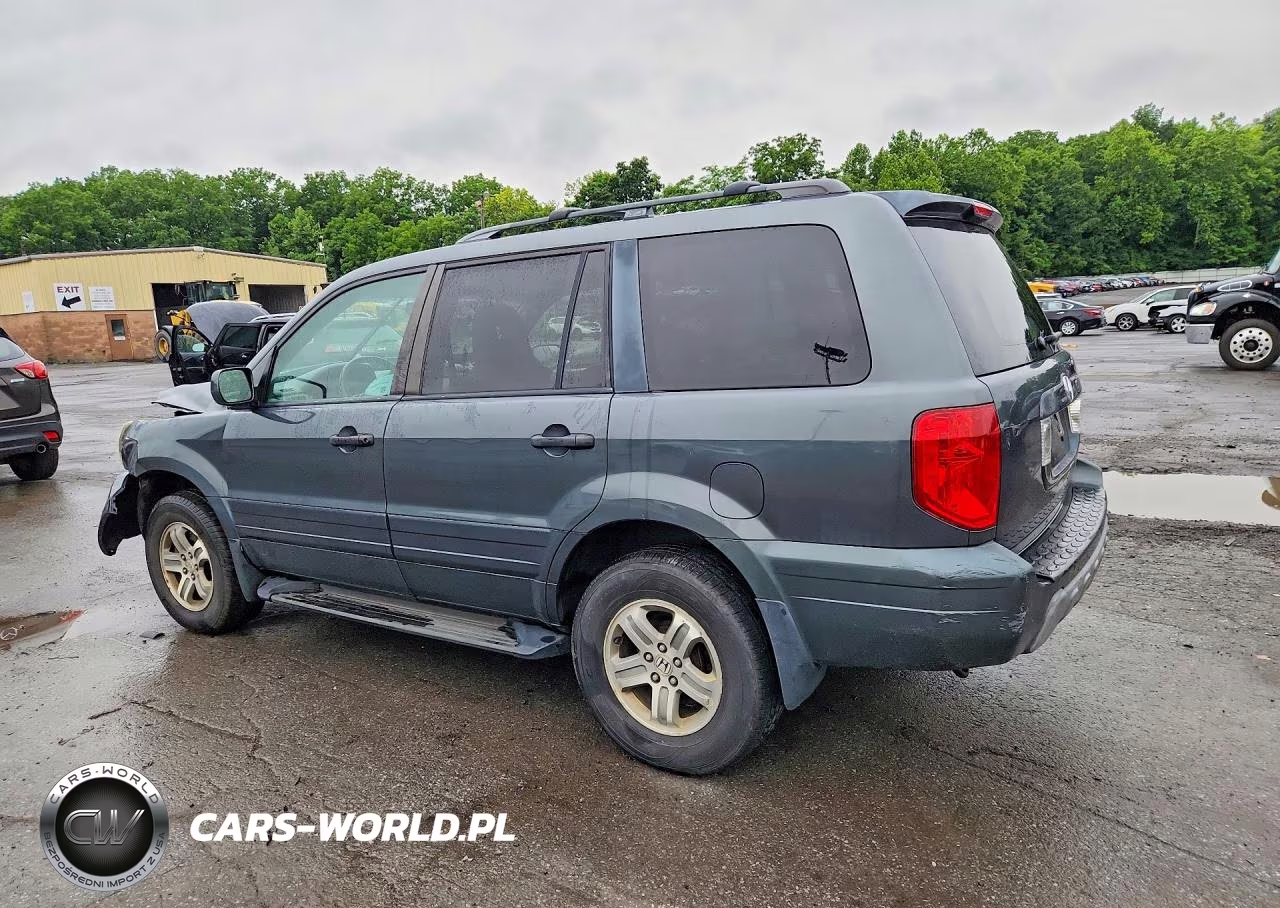 2003 Honda Pilot Exl VIN:2HKYF18633H589438 - 2