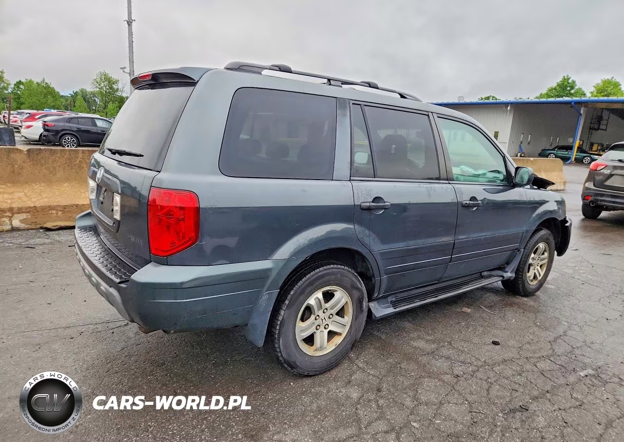 2003 Honda Pilot Exl VIN:2HKYF18633H589438 - 3