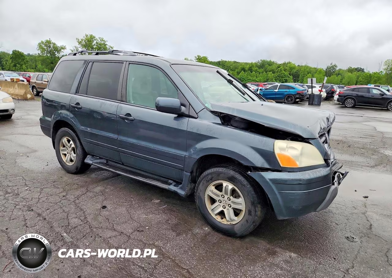 2003 Honda Pilot Exl VIN:2HKYF18633H589438 - 4