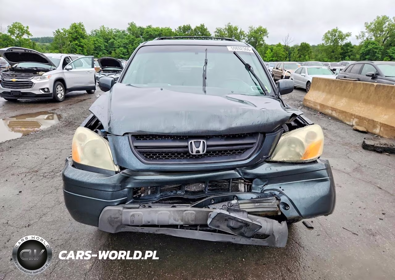 2003 Honda Pilot Exl VIN:2HKYF18633H589438 - 5