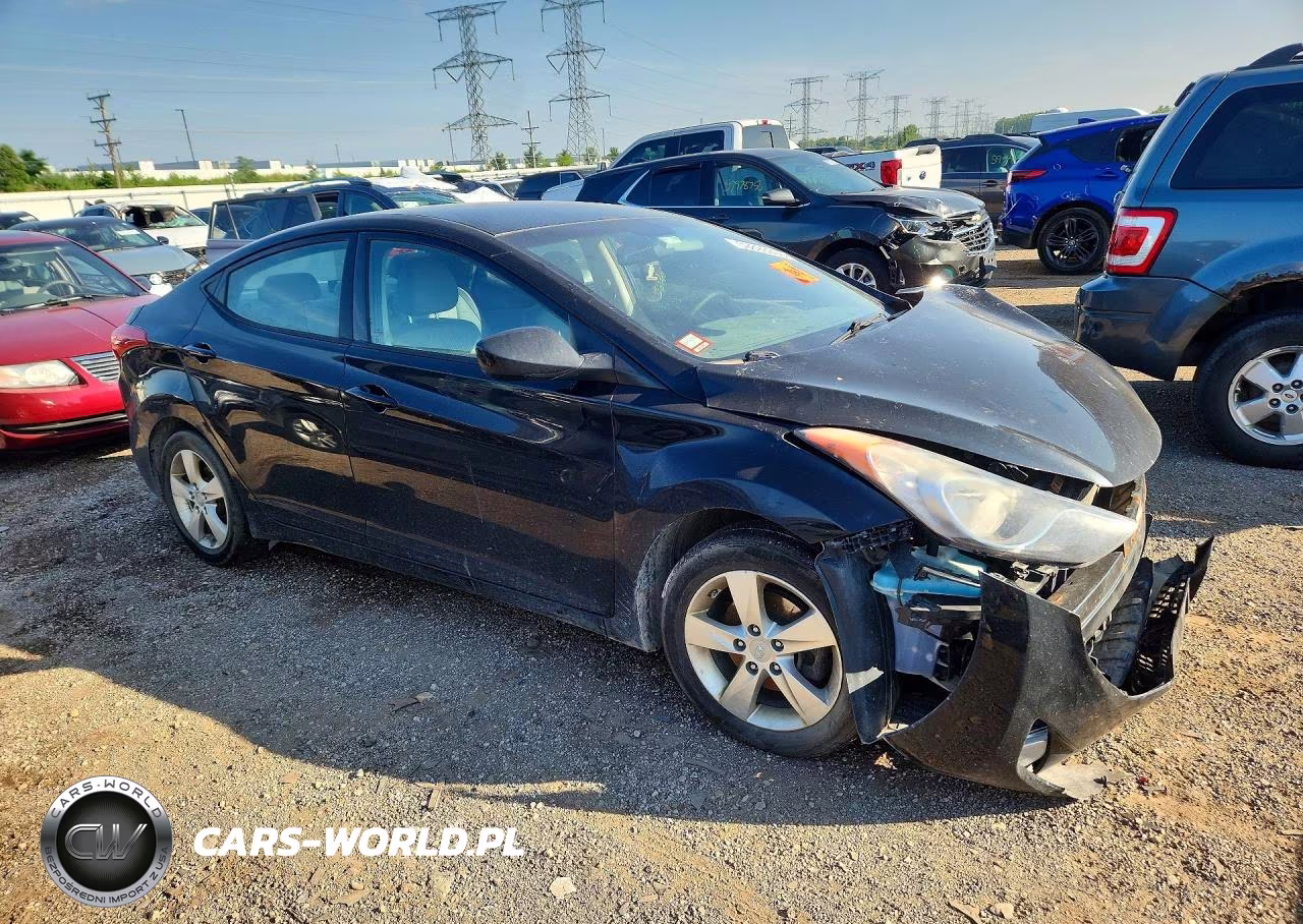 2013 Hyundai Elantra Gls VIN:KMHDH4AE7DU005802 - 4