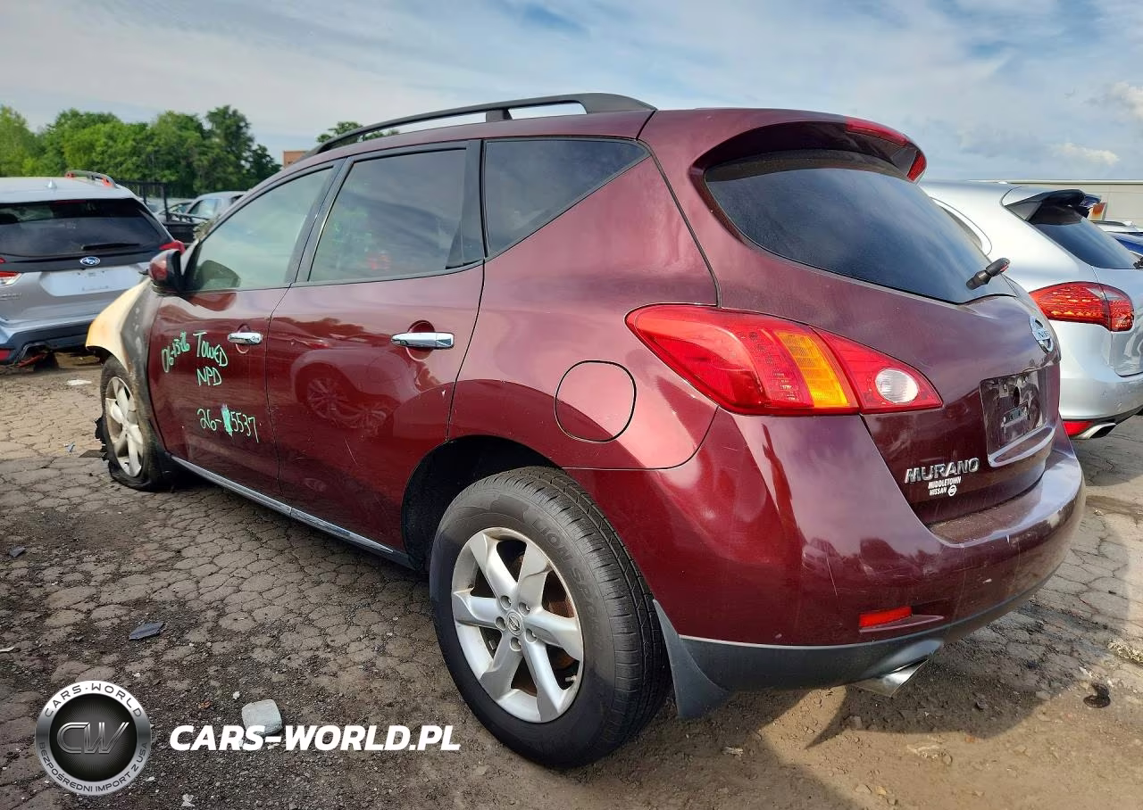2009 Nissan Murano S-Sl-Le VIN:JN8AZ18W69W107979 - 2