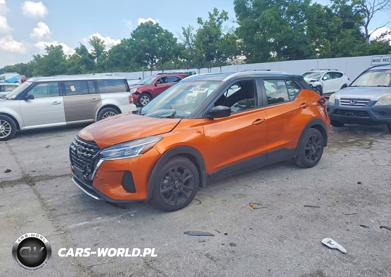 2022 Nissan Kicks Sv VIN:3N1CP5CV2NL509310 - 1