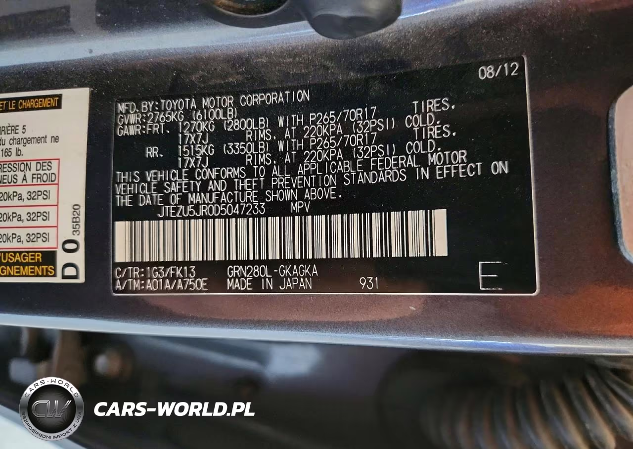 2013 Toyota 4Runner Sr5 VIN:JTEZU5JR0D5047233 - 13