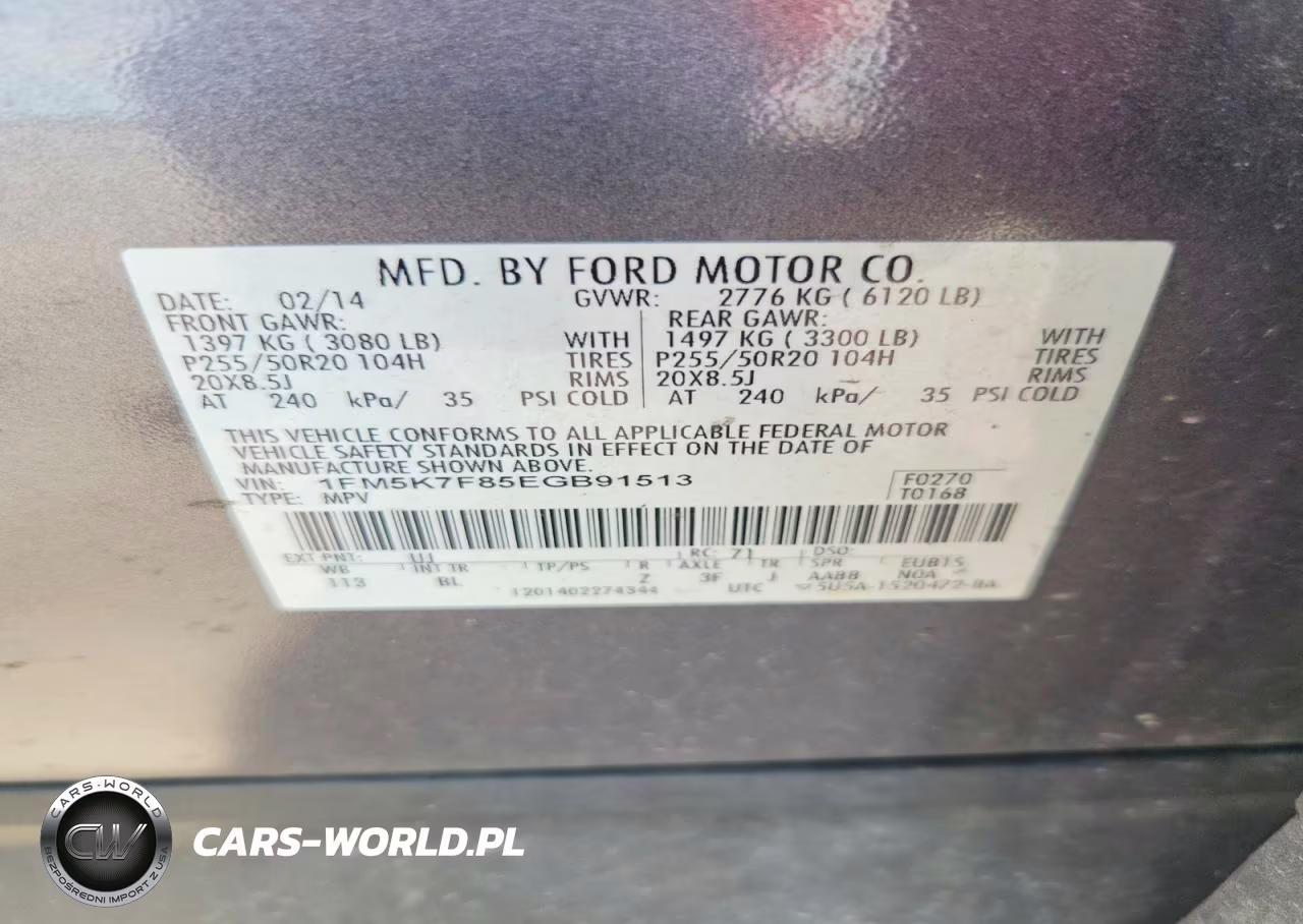 2014 Ford Explorer Limited VIN:1FM5K7F85EGB91513 - 13