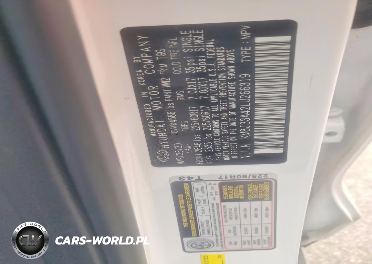 2020 Hyundai Tucson Value VIN:KM8J33A42LU266319 - 13