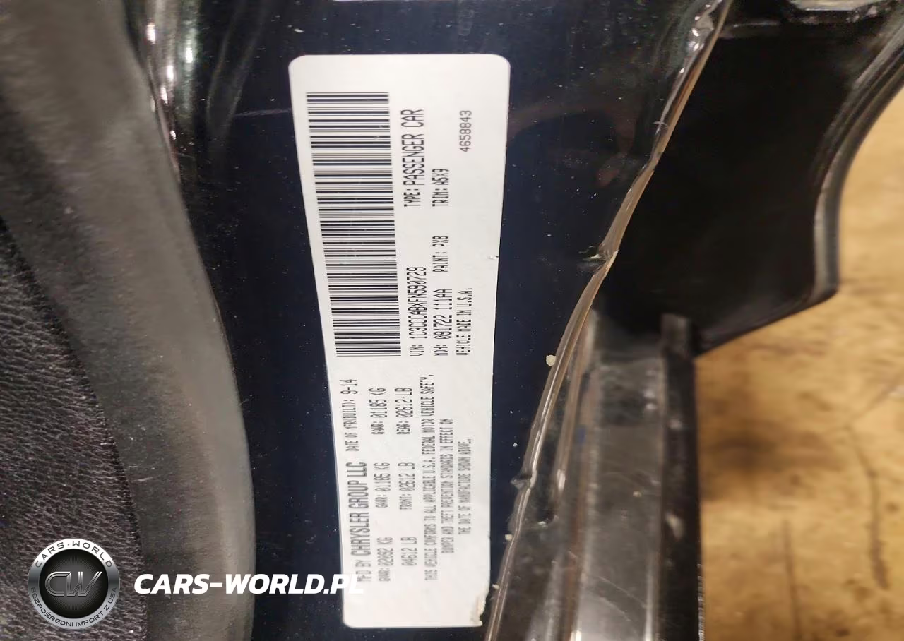 2015 Chrysler 200 Limited VIN:1C3CCCABXFN590729 - 12