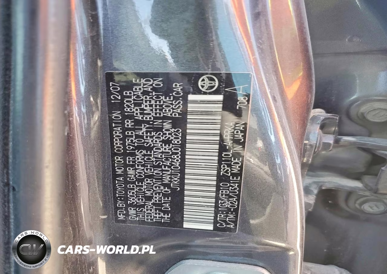 2008 Scion Xd Base VIN:JTKKU10468J018023 - 13