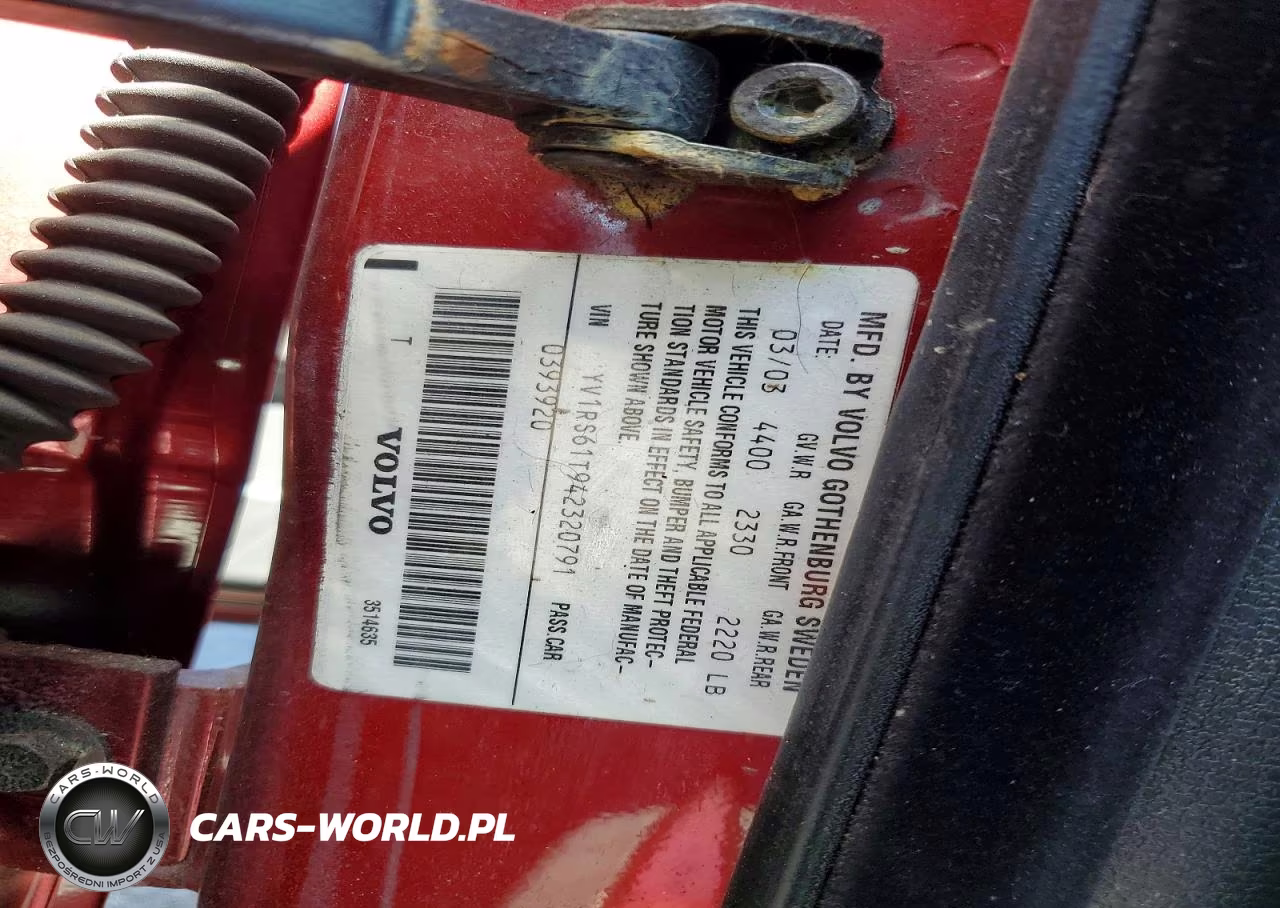 2004 Volvo S60 VIN:YV1RS61T942320791 - 12