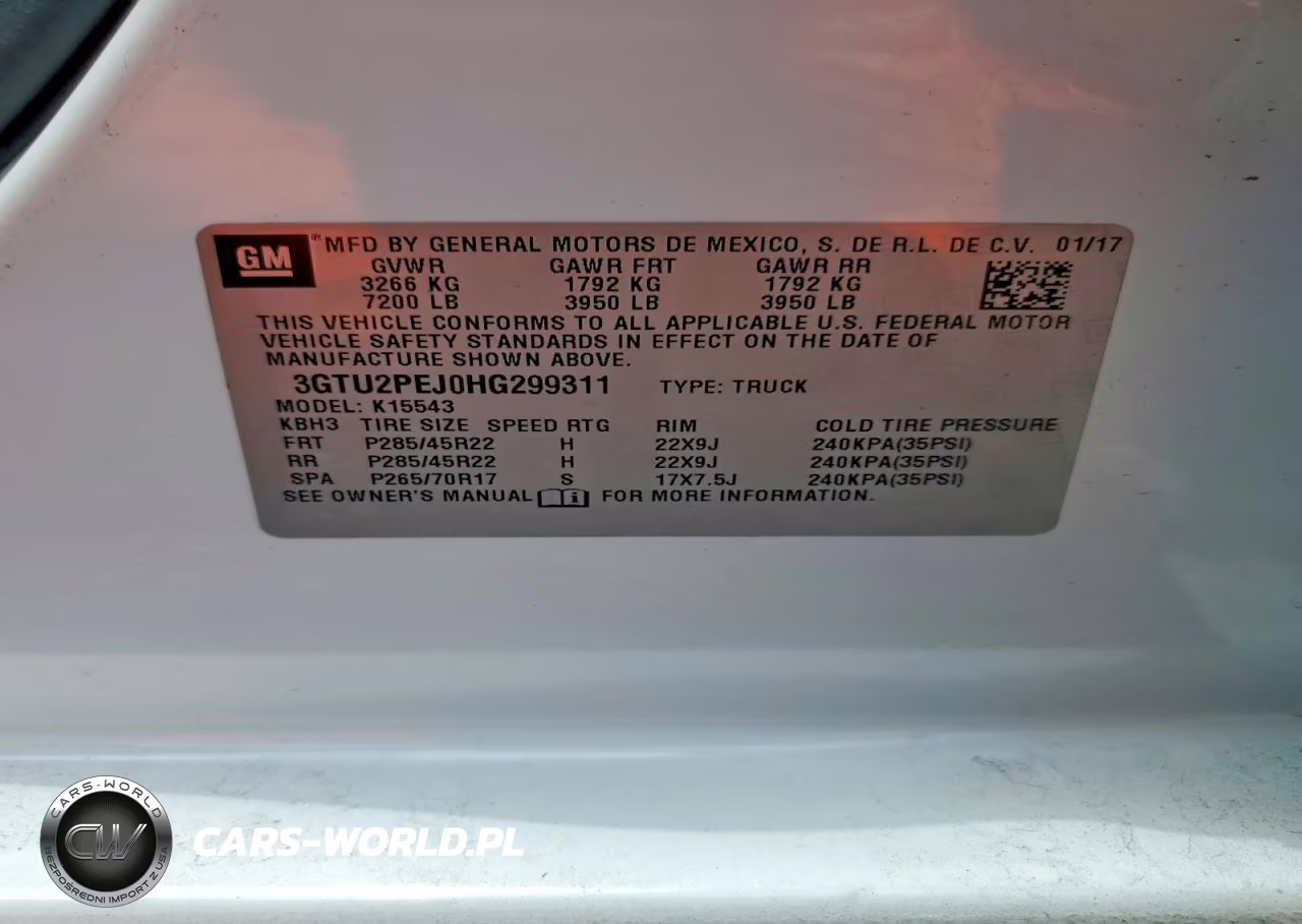2017 GMC Sierra K1500 Denali VIN:3GTU2PEJ0HG299311 - 12