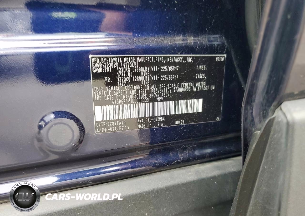 2020 Toyota Rav4 Hybrid Xle VIN:4T3R6RFV1LU003339 - 12