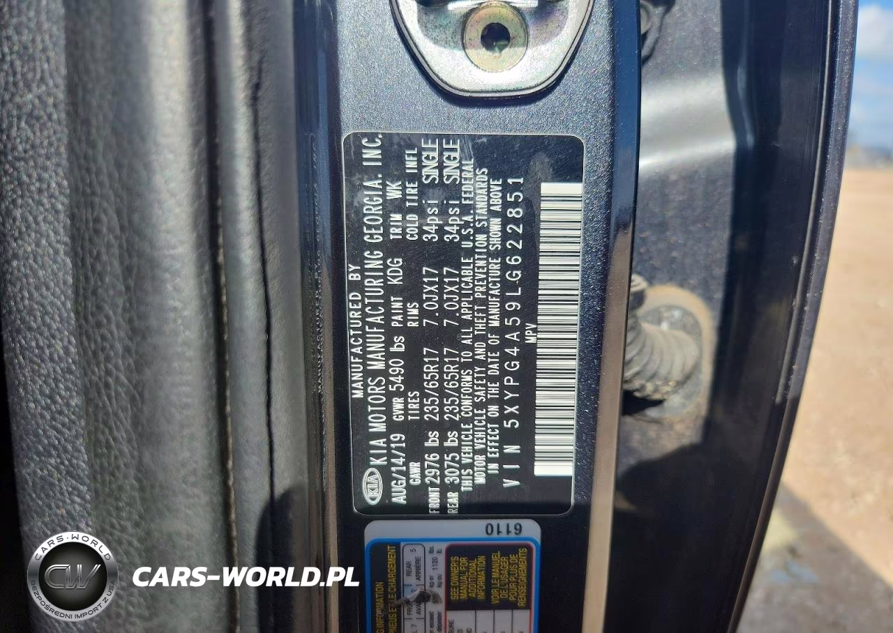 2020 Kia Sorento S VIN:5XYPG4A59LG622851 - 13