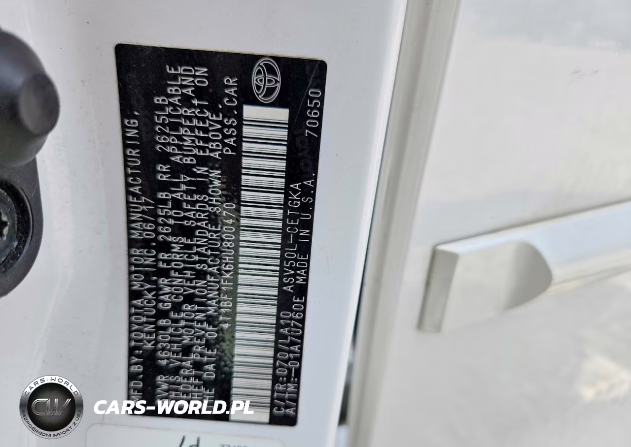 2017 Toyota Camry Xle VIN:4T1BF1FK6HU800470 - 12