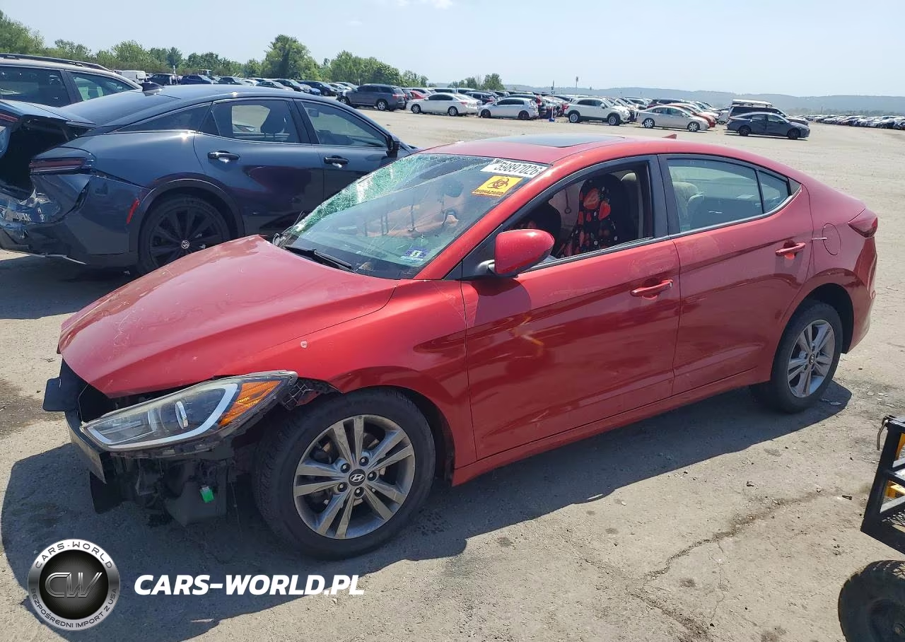2017 Hyundai Elantra Value Edition VIN:KMHD84LF6HU362738 - 1