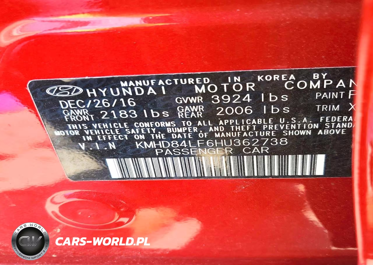 2017 Hyundai Elantra Value Edition VIN:KMHD84LF6HU362738 - 12