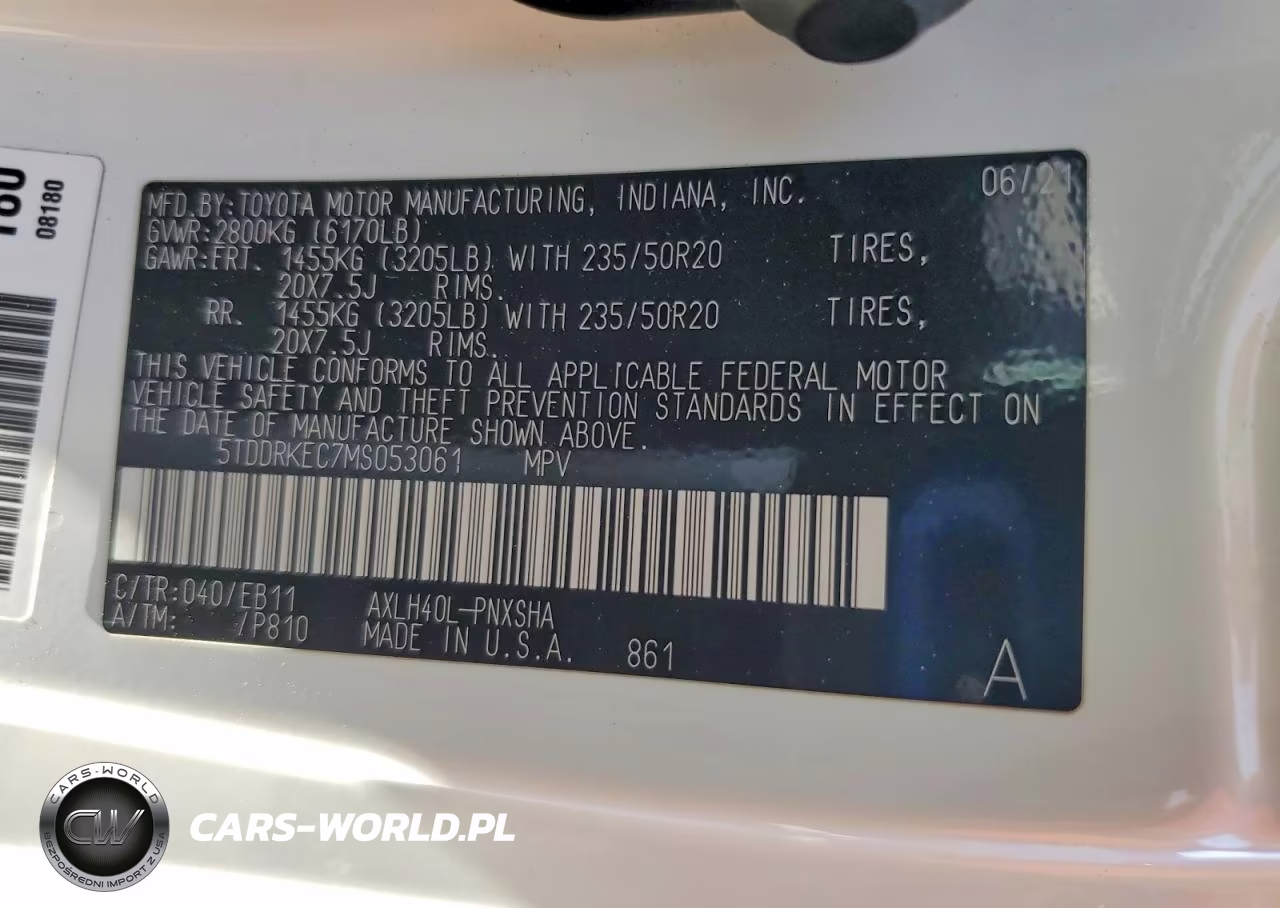 2021 Toyota Sienna Xse VIN:5TDDRKEC7MS053061 - 14