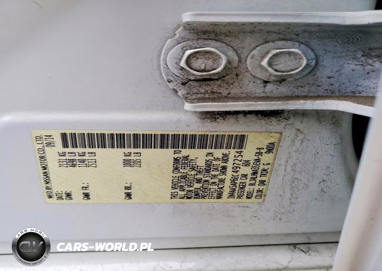 2014 Nissan Maxima 3.5 Sv VIN:1N4AA5AP6EC497254 - 12