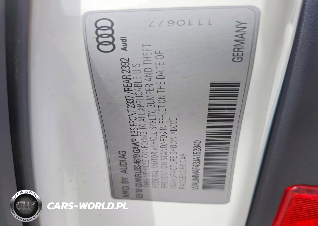 2018 Audi A4 Prestige VIN:WAUMMAF43JA152840 - 12