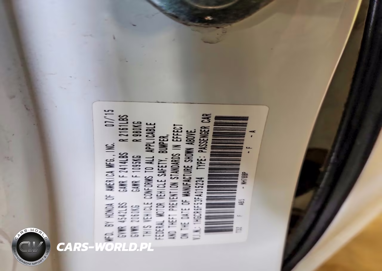 2015 Honda Accord Hybrid Exl VIN:1HGCR6F53FA015234 - 13
