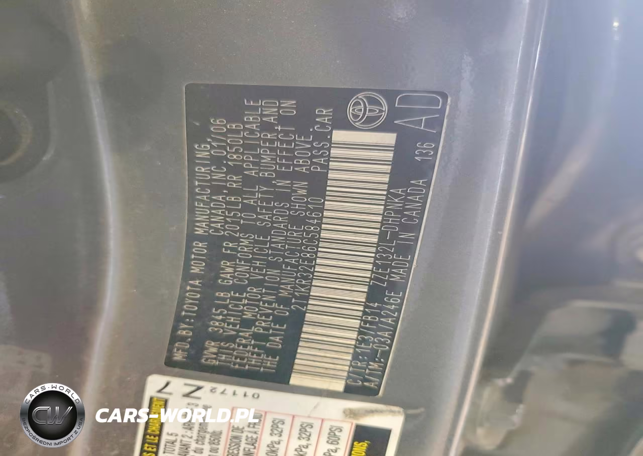 2006 Toyota Corolla Matrix Xr VIN:2T1KR32E86C584610 - 13