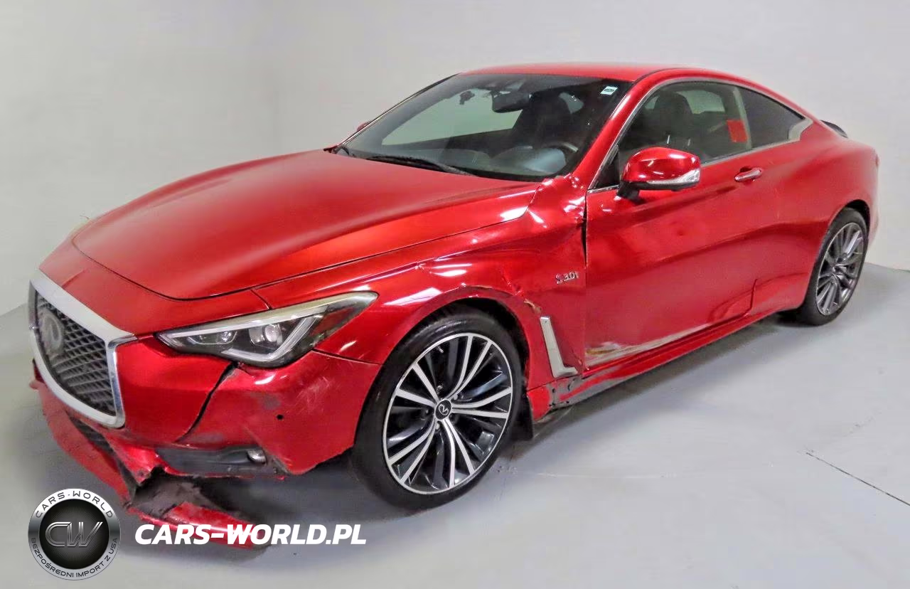 2017 Infiniti Q60 Red Sport 400 VIN:JN1FV7EK6HM610622 - 2