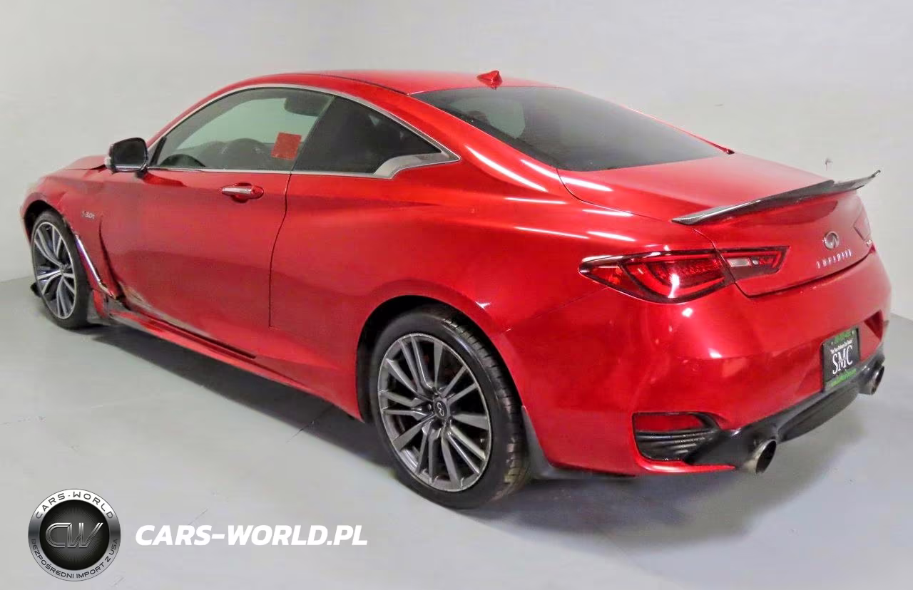 2017 Infiniti Q60 Red Sport 400 VIN:JN1FV7EK6HM610622 - 4