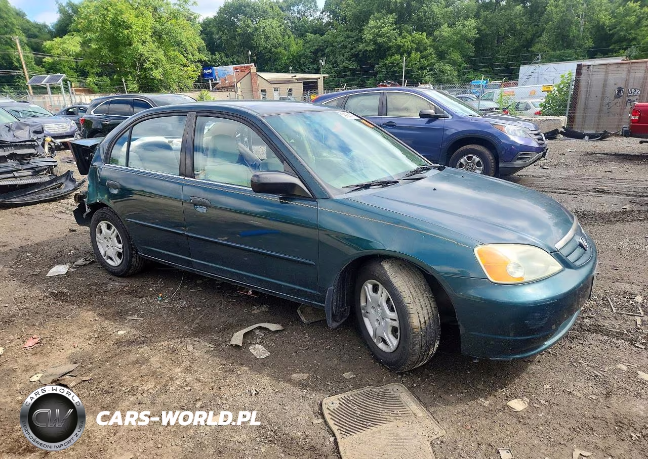 2002 Honda Civic Dx VIN:2HGES16142H552218 - 4