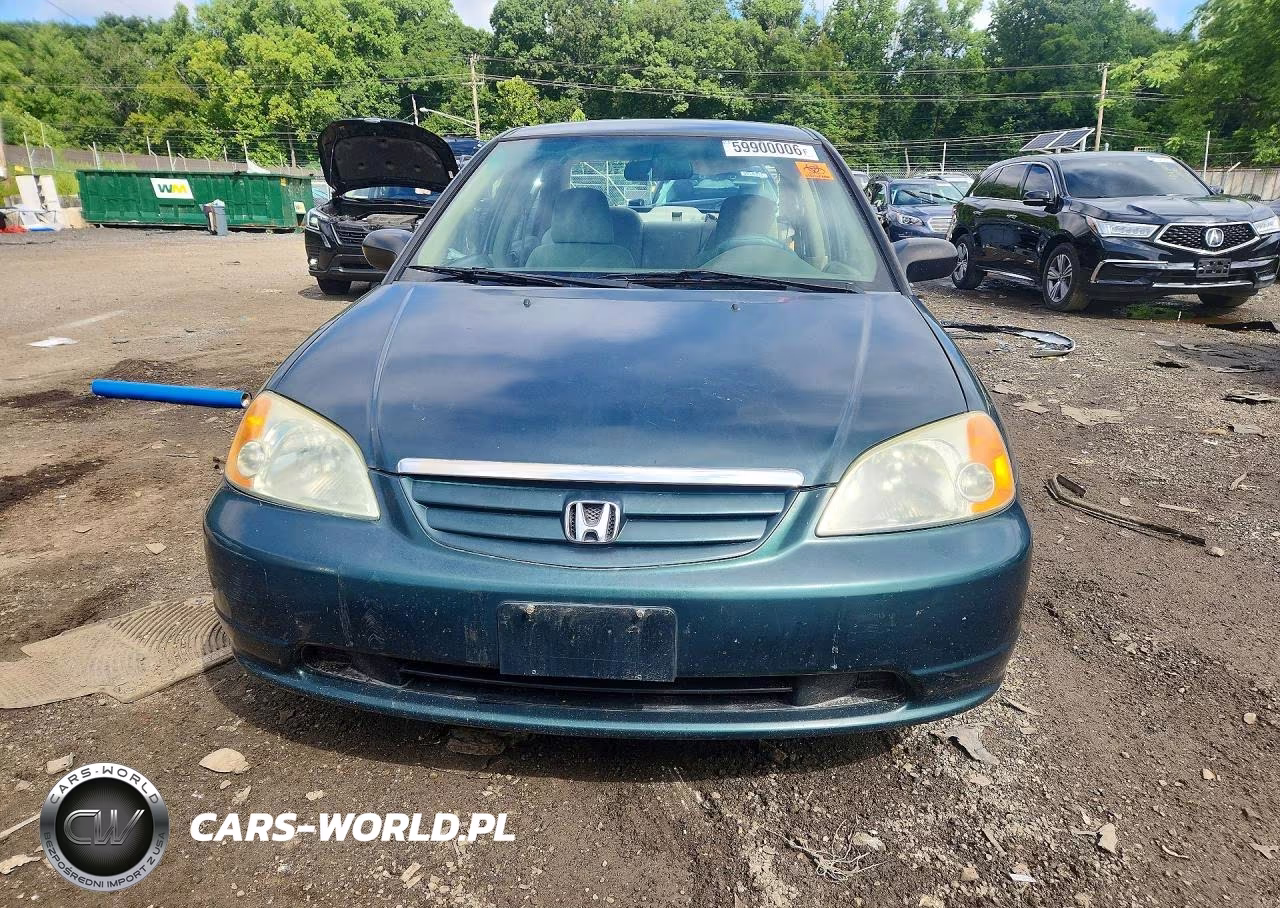 2002 Honda Civic Dx VIN:2HGES16142H552218 - 5