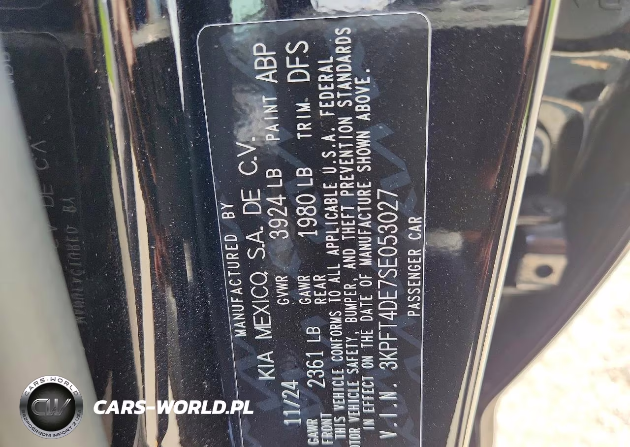 2025 Kia K4 Lxs VIN:3KPFT4DE7SE053027 - 12
