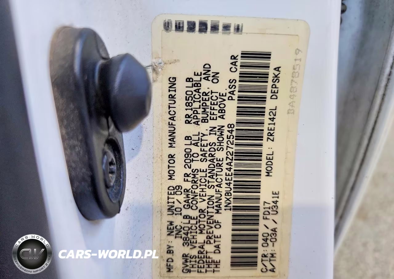 2010 Toyota Corolla S VIN:1NXBU4EE4AZ272548 - 12