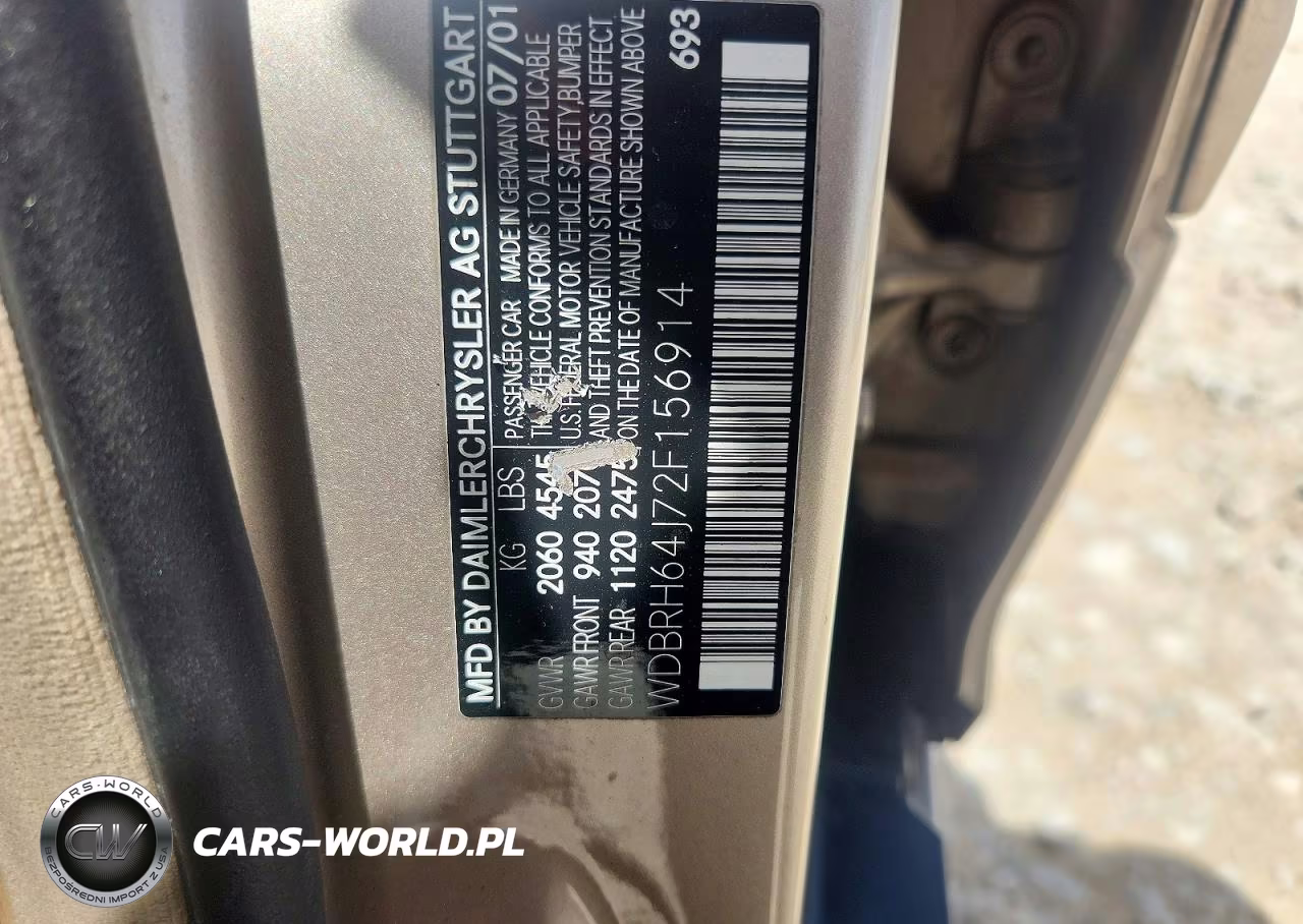 2002 Mercedes-Benz C 320 VIN:WDBRH64J72F156914 - 13