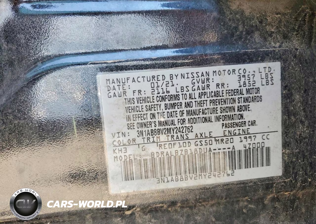 2021 Nissan Sentra S VIN:3N1AB8BV2MY242762 - 12