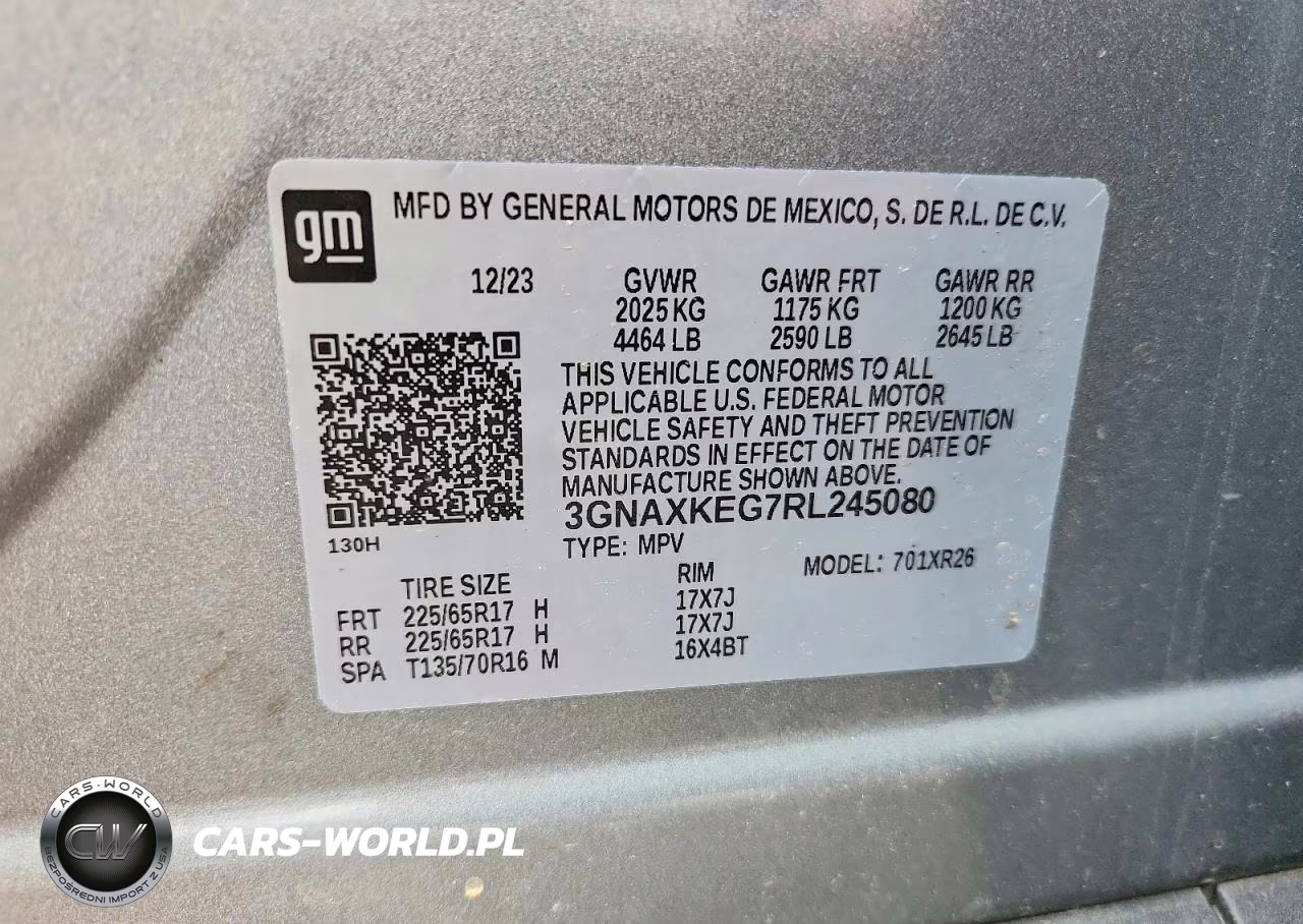 2024 Chevrolet Equinox Lt VIN:3GNAXKEG7RL245080 - 12