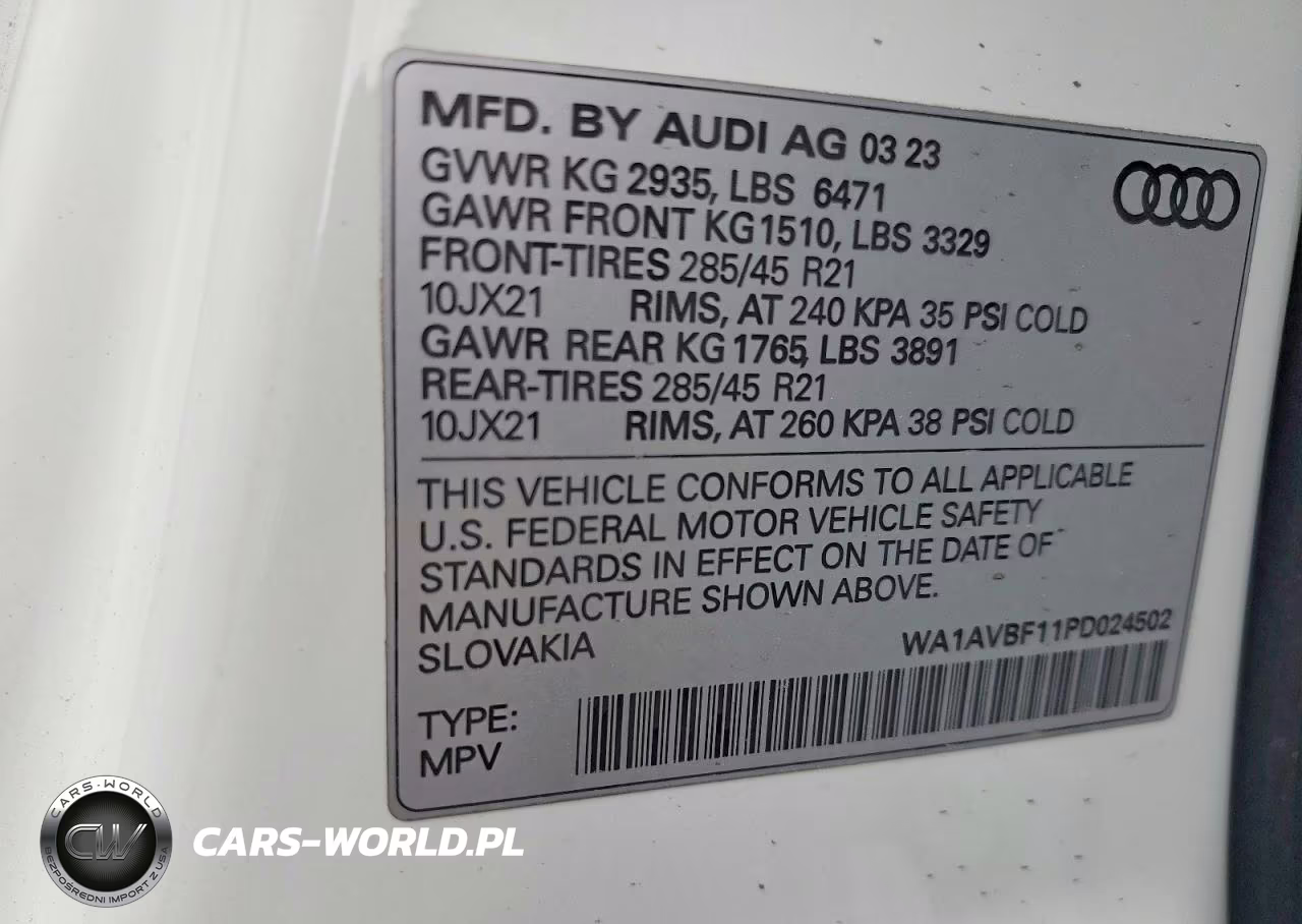 2023 Audi Q8 Premium VIN:WA1AVBF11PD024502 - 14