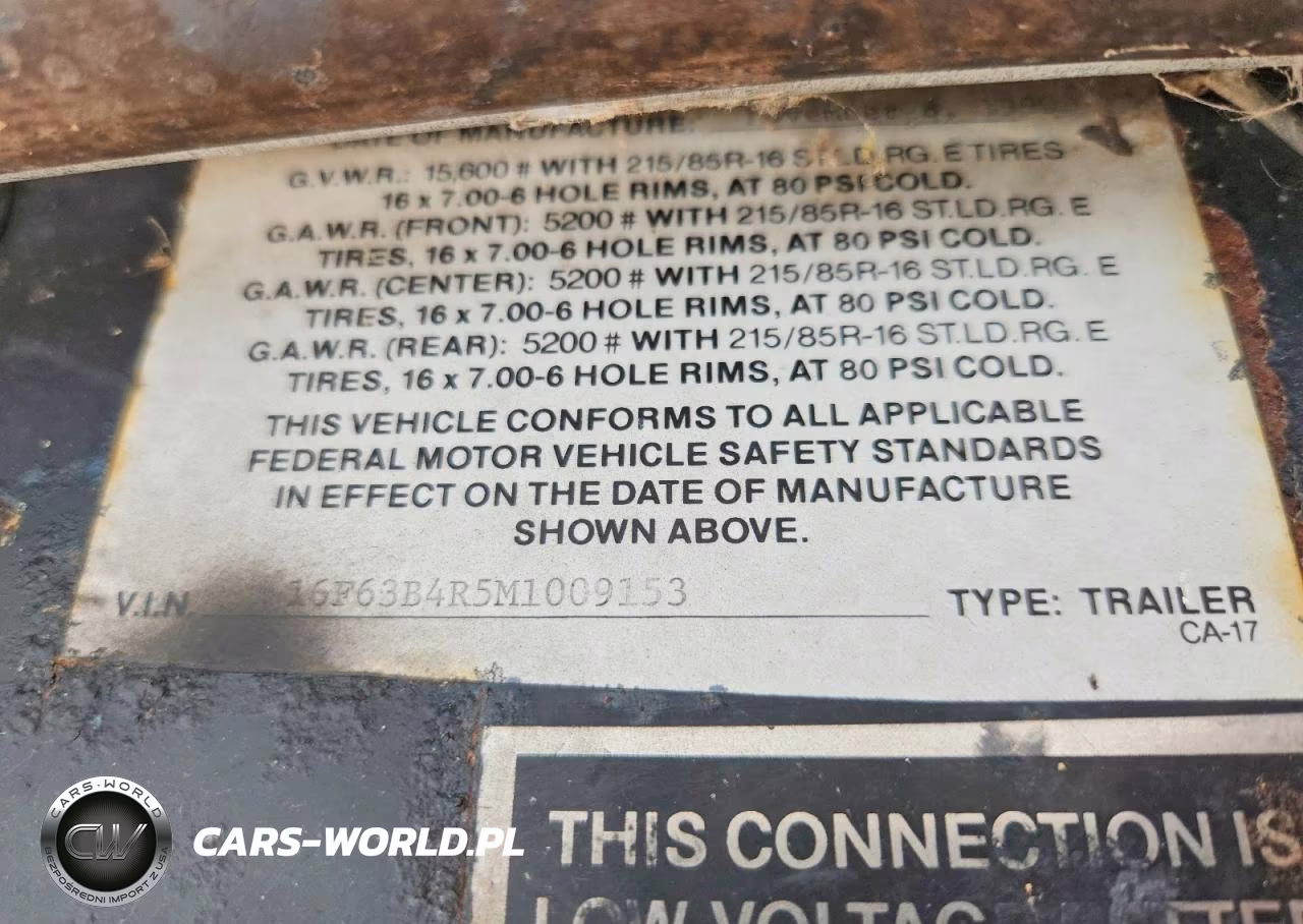 1990 Carriage Camper VIN:16F63B4R5M1009153 - 10