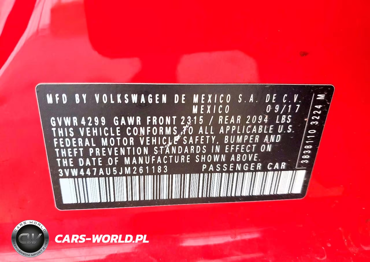 2018 Volkswagen Gti S-Se-Autobahn VIN:3VW447AU5JM261183 - 13