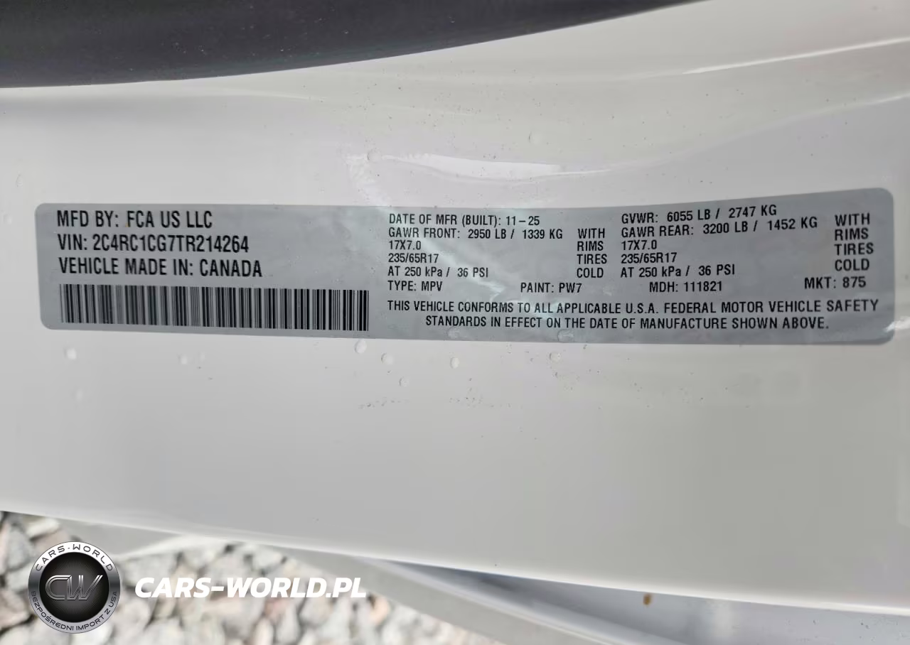 2026 Chrysler Voyager Lx VIN:2C4RC1CG7TR214264 - 13