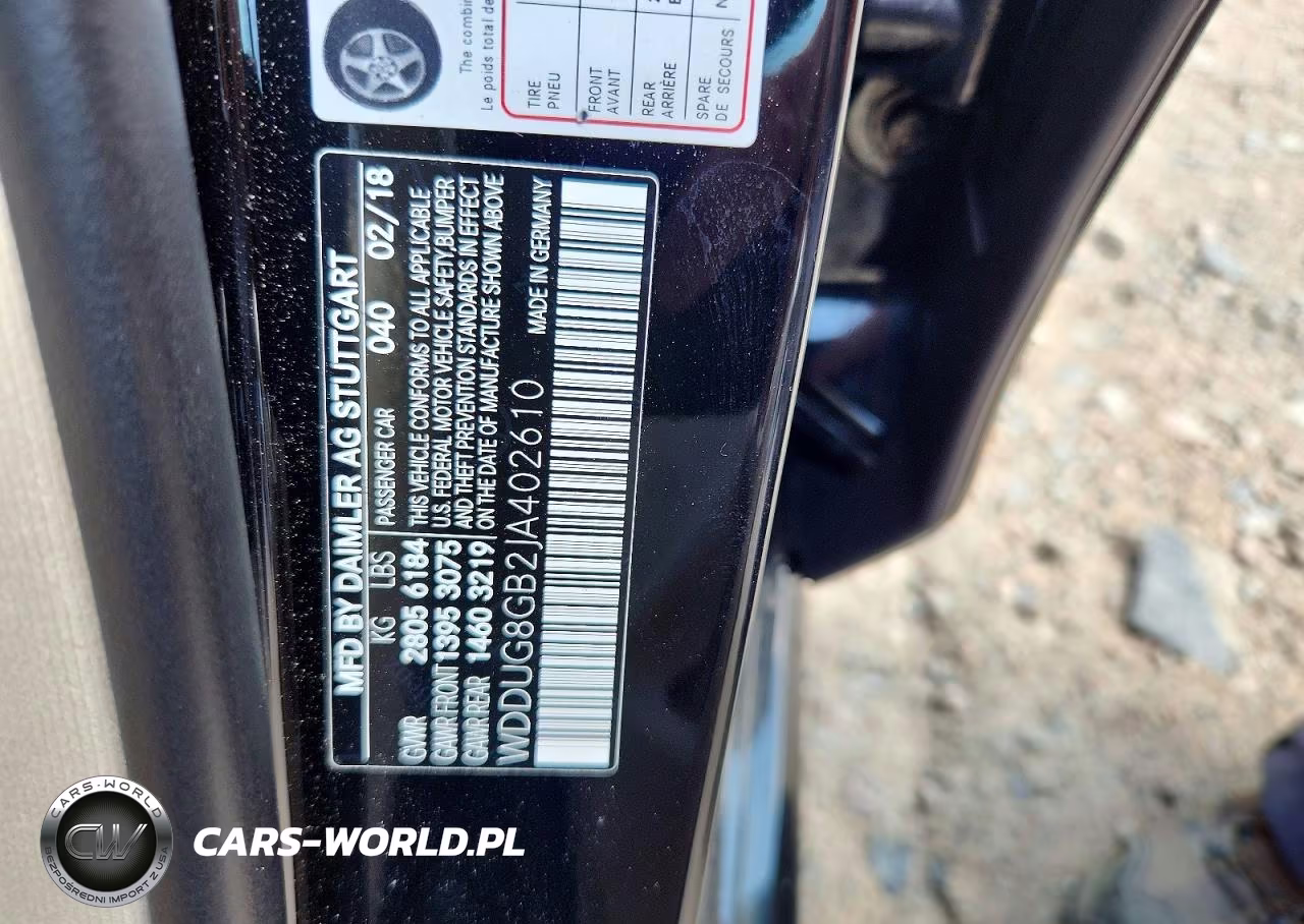 2018 Mercedes-Benz S 560 4Matic VIN:WDDUG8GB2JA402610 - 12