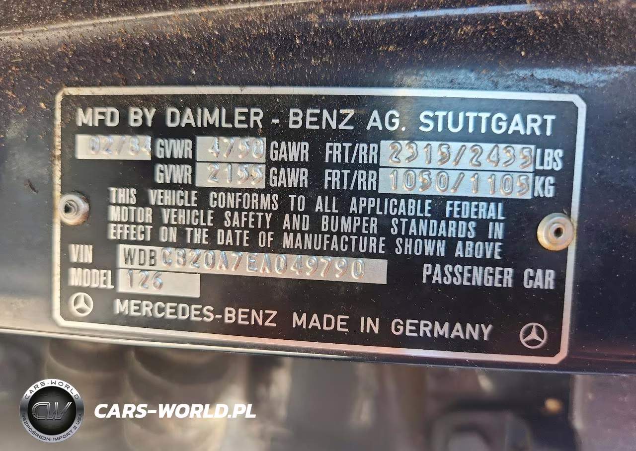 1984 Mercedes-Benz 300 Sd VIN:WDBCB20A7EA049790 - 12